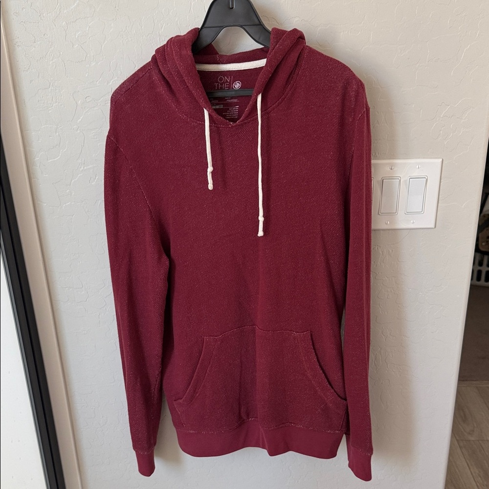 On the Byas Red Hoodie